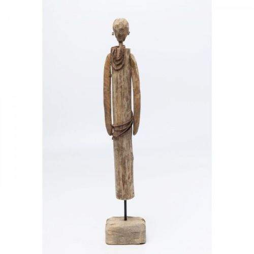 KARE Dřevěná soška Muž Afričan 69cm