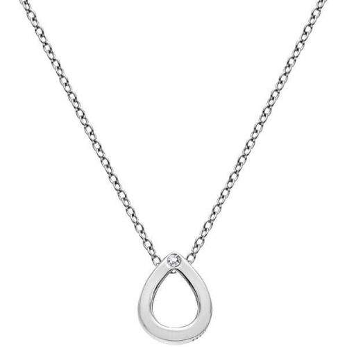 Hot Diamonds Stříbrný náhrdelník s kapkou Amulets DP746 stříbro 925/1000