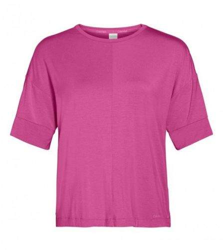 Calvin Klein Dámské spací tričko - 000QS6410E BM6 - Calvin Klein růžová S