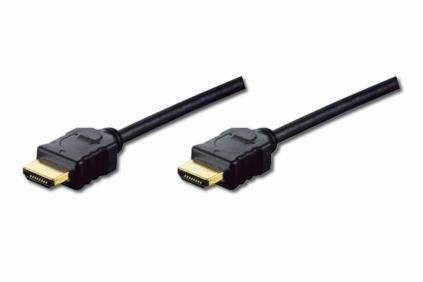 PremiumCord Digitus HDMI High Speed + Ethernet připojovací kabel, 2xstíněný, 5m