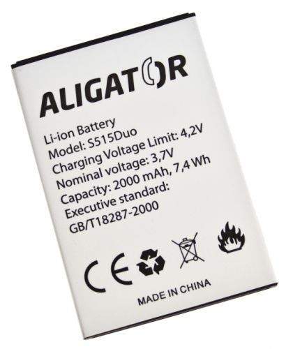 Aligator baterie S515 Duo, Li-Ion 2000 mAh bulk