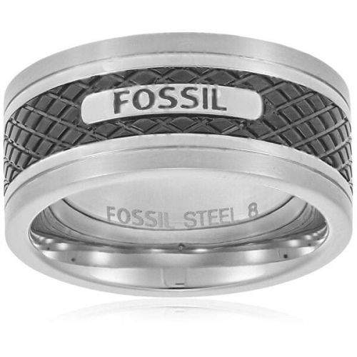 Fossil Módní ocelový prsten JF00888040 (Obvod 62 mm)