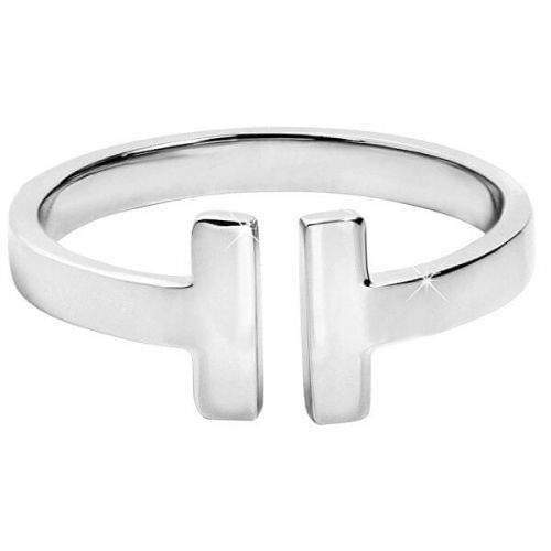 Troli Otevřený ocelový prsten pro ženy (Obvod 52 mm)