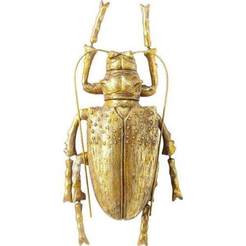 KARE Nástěnná dekorace Longicorn Beetle - zlatá