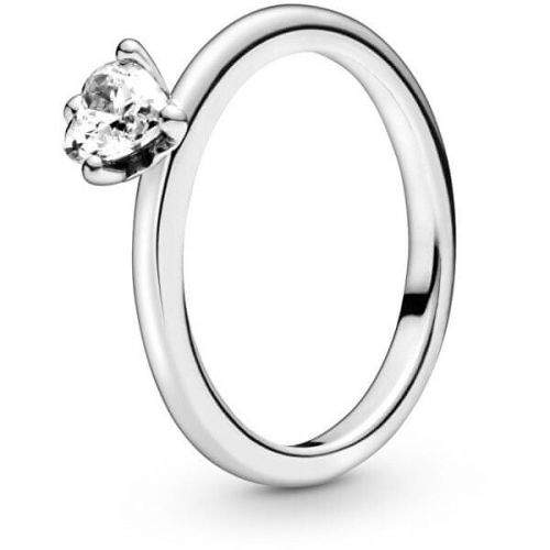 Pandora Stříbrný prsten se srdíčkem 198691C01 (Obvod 50 mm) stříbro 925/1000