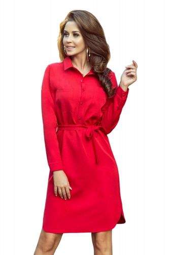Numoco Dámské šaty 284-1 Camille červená XL