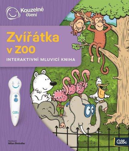 Albi KOUZELNÉ ČTENÍ Kniha Zvířátka v ZOO