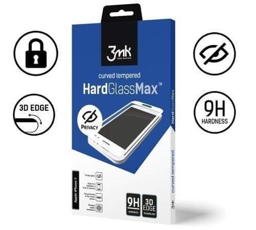 3MK Tvrzené sklo HardGlass MAX Privacy pro Apple iPhone 11 Pro Max, černá