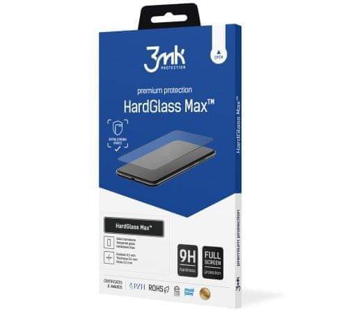 3MK Tvrzené sklo HardGlass MAX pro Huawei P40, černá