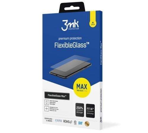 3MK Hybridní sklo FlexibleGlass Max pro Apple iPhone XS Max, černá