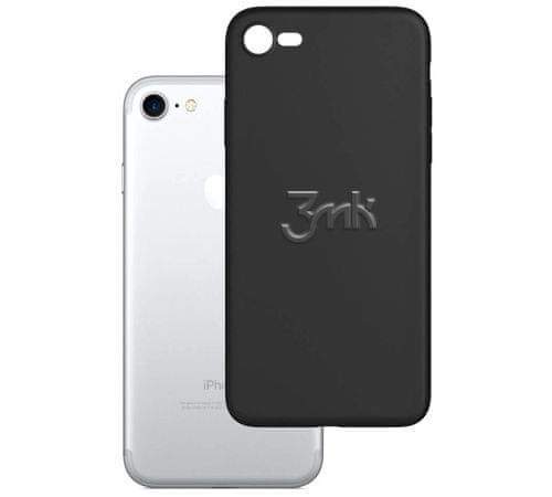 3MK Kryt ochranný Matt Case pro Apple iPhone 7, 8, SE (2020) černá