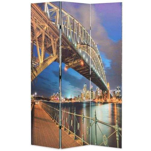 shumee Skládací paraván 120 x 170 cm Přístavní most v Sydney