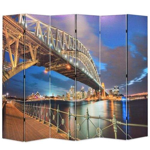 shumee Skládací paraván 228 x 170 cm Přístavní most v Sydney