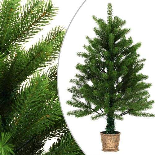 shumee Umělý vánoční strom s velmi realistickým jehličím 90 cm zelený