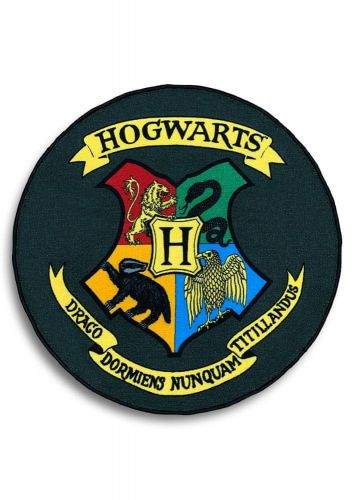 CurePink Kobereček Harry Potter: Bradavice - Hogwarts (100 x 100 cm)