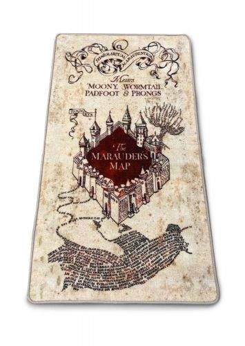 CurePink Kobereček Harry Potter: Marauder's Map (76 x 133 cm)