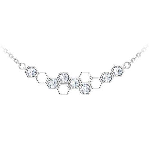 Preciosa Jemný stříbrný náhrdelník Lumina 5298 00 stříbro 925/1000