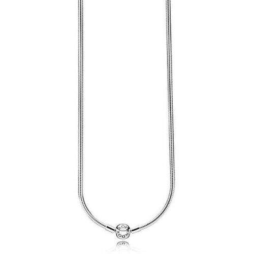 Pandora Stříbrný náhrdelník Moments 590742HV (Délka 45 cm) stříbro 925/1000