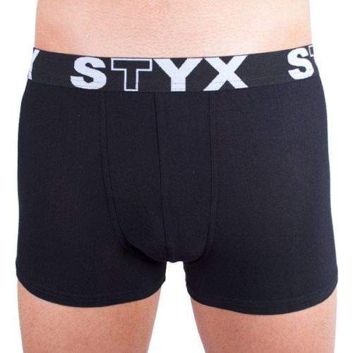 Styx Pánské boxerky sportovní guma černé (G960) - velikost S
