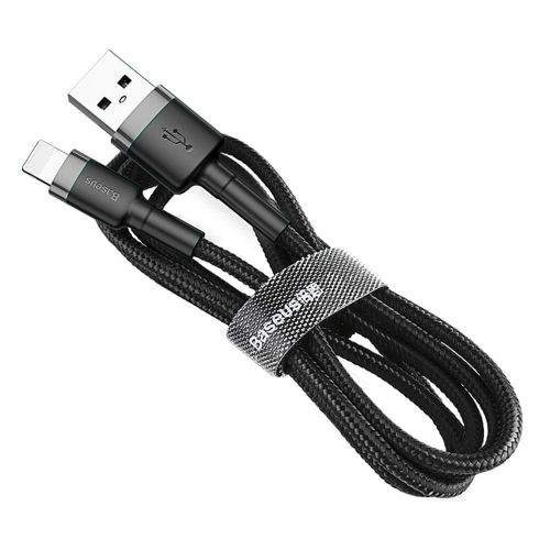 BASEUS Cafule kabel USB / Lightning QC3.0 2m, šedý