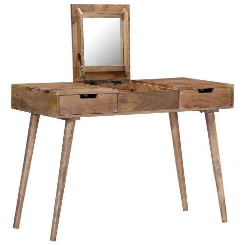 shumee Toaletní stolek 112 x 45 x 76 cm masivní mangovníkové dřevo