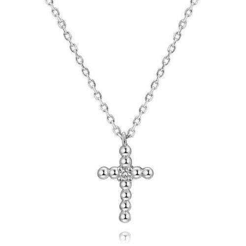 Beneto Stříbrný náhrdelník s křížkem AGS1226/47 stříbro 925/1000