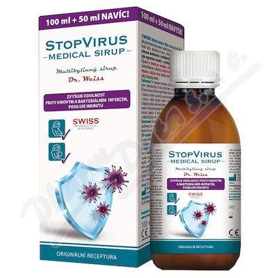 Simply You Pharmaceuticals Dr. Weiss STOPVIRUS Medical sirup 100+50ml