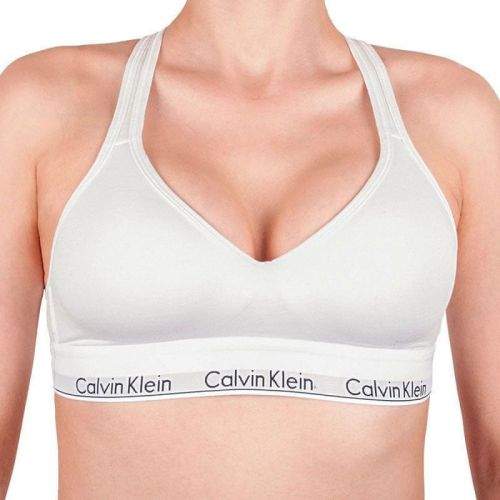 Calvin Klein Dámská podprsenka bílá (QF1654E-100) - velikost XS