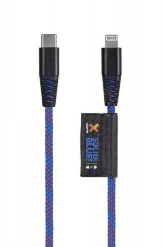 Xtorm Solid Lifetime Warrenty USB-C - Lightning kabel 1m, modrý (CS032)