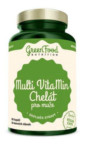 GreenFood Nutrition s.r.o. GreenFood Nutrition Multi VitaMin Chelate pro muže 90kapslí