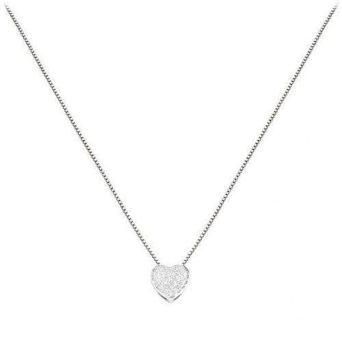Amen Originální stříbrný náhrdelník se zirkony Love CLPH stříbro 925/1000