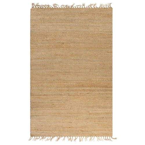 shumee Ručně tkaný kusový koberec z juty 120 x 180 cm přírodní