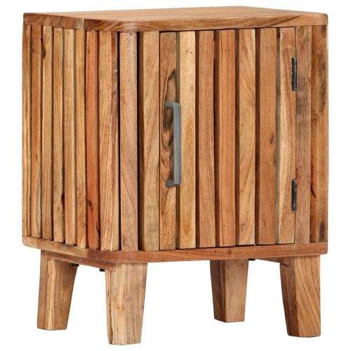 shumee Noční stolek 40 x 30 x 50 cm masivní akáciové dřevo