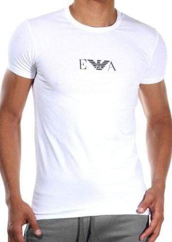 Emporio Armani Pánské tričko Emporio Armani 111267 CC715 bílá, Bílá, L