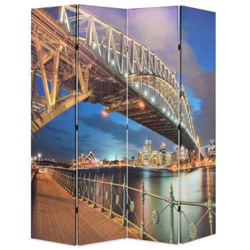shumee Skládací paraván 160 x 170 cm Přístavní most v Sydney