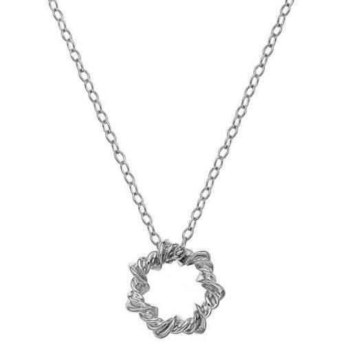 Hot Diamonds Stříbrný náhrdelník s diamantem Vine DP752 stříbro 925/1000
