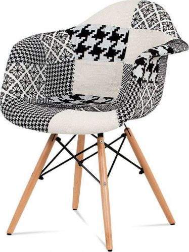 ART Jídelní židle, patchwork / masiv buk CT-756 PW2 Art