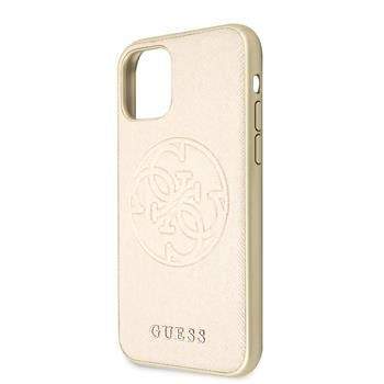 Guess GUHCN65RSSASGO Guess Saffiano Zadní Kryt pro iPhone 11 Pro Max Gold