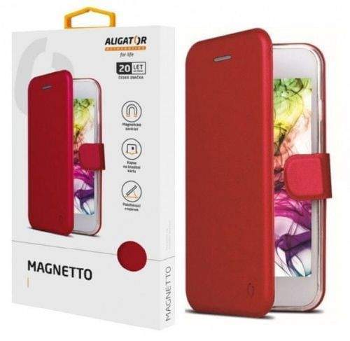 Aligator Pouzdro ALIGATOR Magnetto Samsung A21s, red