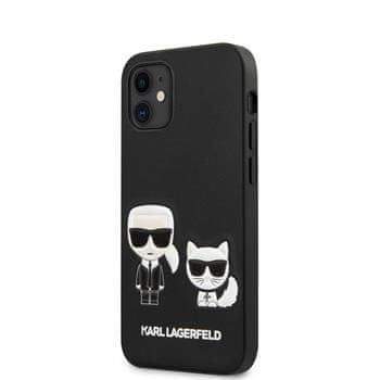 Karl Lagerfeld KLHCP12SPCUSKCBK Karl Lagerfeld PU Karl &Choupette Kryt pro iPhone 12 mini 5.4 Black