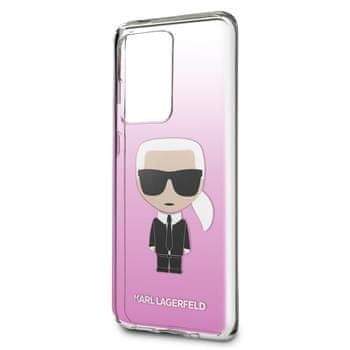 Karl Lagerfeld KLHCS69TRDFKPI Karl Lagerfeld Degrade Kryt pro Samsung Galaxy S20 Ultra Pink