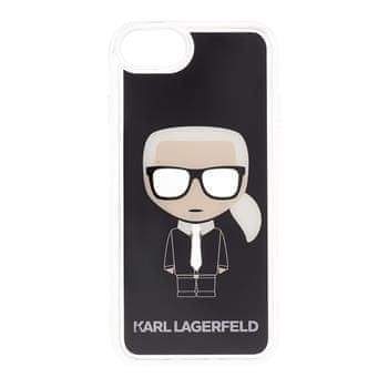 Karl Lagerfeld KLHCI8ICGBK Karl Lagerfeld Iconic Glitter Kryt pro iPhone 7/8/SE2020 Black