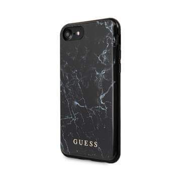 Guess GUHCI8PCUMABK Guess Marble Kryt pro iPhone 8/SE2020 Black
