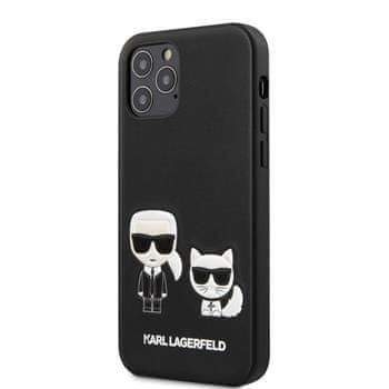 Karl Lagerfeld KLHCP12MPCUSKCBK Karl Lagerfeld PU Karl &Choupette Kryt pro iPhone 12/12 Pro 6.1 Black