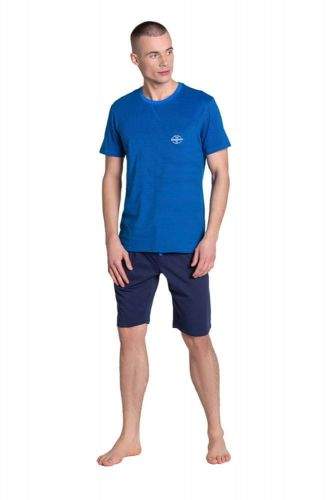 Henderson Pánské pyžamo DRAKE 38878 modrá-tmavě modrá XL