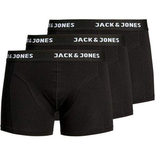 Jack&Jones 3 PACK - pánské boxerky JACANTHONY 12171944 Black (Velikost L)