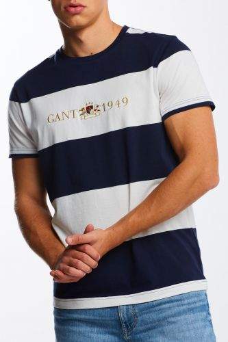 Gant Tričko Gant D1. Flag Crest Ss T-Shirt 2023021-321-Ga-409-S Modrá S