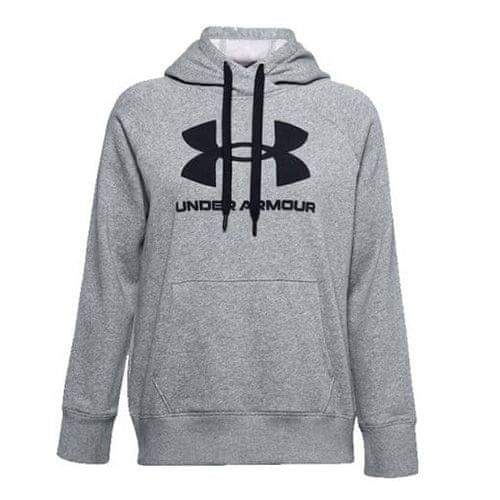 Under Armour Rival Fleece Logo Hoodie-GRY, Rival Fleece Logo Hoodie-GRY | 1356318-035 | XS
