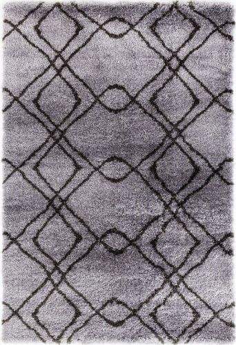 KJ-Festival Teppiche AKCE: 80x150 cm Kusový koberec Carmella K11608-01 Light Grey Dark Grey (Pearl 510 L.Grey/D.Grey) 80x150