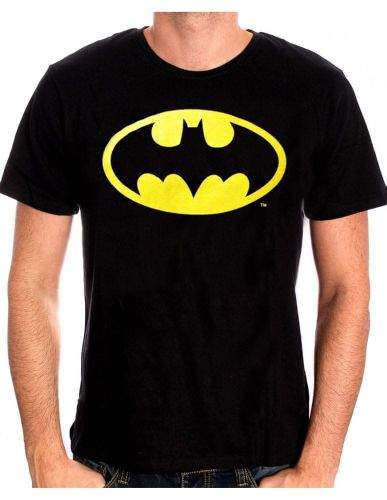 Grooters Pánské tričko Batman - Logo, černé Velikost: S